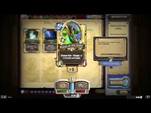 Druid of the Claw HD Hearthstone Golden Card Spotlight