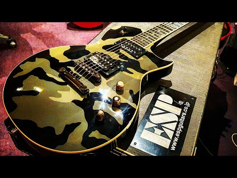 ESP Will Adler RARE Lamb of God Signature Custom Camo ESP Will Adler RARE Lamb of God Signature Custom Camo