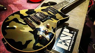 Video thumbnail for ESP Willie Adler Signature Lamb of God Guitar Camo Eclipse Up Close Video Review by Essex Recording Studios