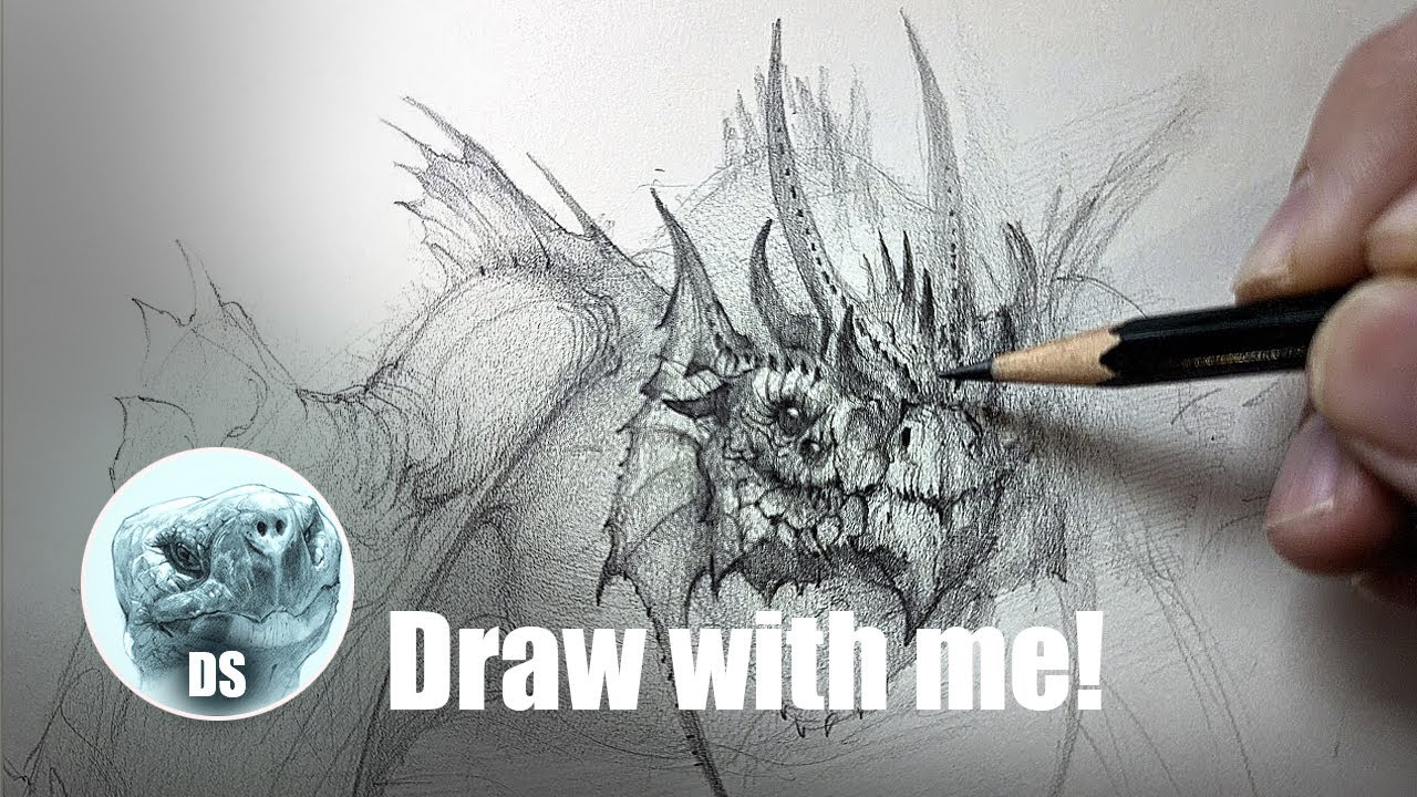 How to Draw a Mysterious Creature: Real-time Sketch