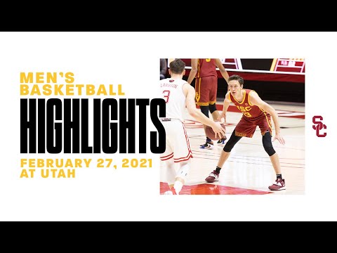 Men's Basketball: Utah 71, USC 61 - Highlights 2/27/21