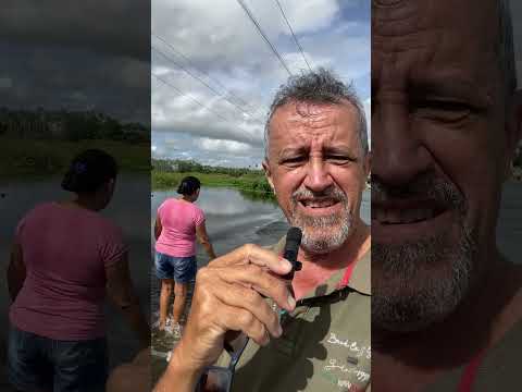 Rio Acaraú nesta passagem molhada em no Parapuí, Santana do Acaraú/Ce💦💨💧