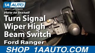 How to Replace Combination Switch 95-02 Ford Ranger