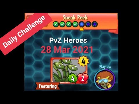 PvZ Heroes, SNEAK PEEK, 28 Maret 2021