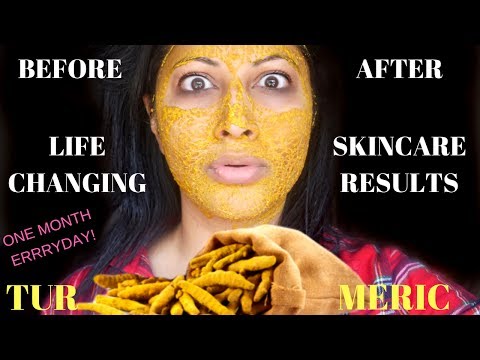 *NEW* HOW TO AVOID FACIAL HAIR & ACNE WITH WILD TURMERIC DIY | BEFORE/ AFTER RESULTS OF TURMERIC Video