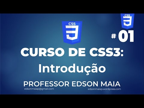 Curso de CSS 3 Aula 01 Introdução ao CSS3