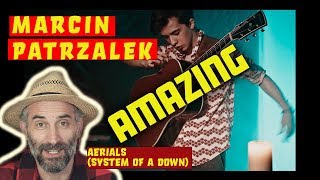 Marcin Patrzalek - Aerials (System of a Down) - Solo Acoustic Guitar - singer reaction