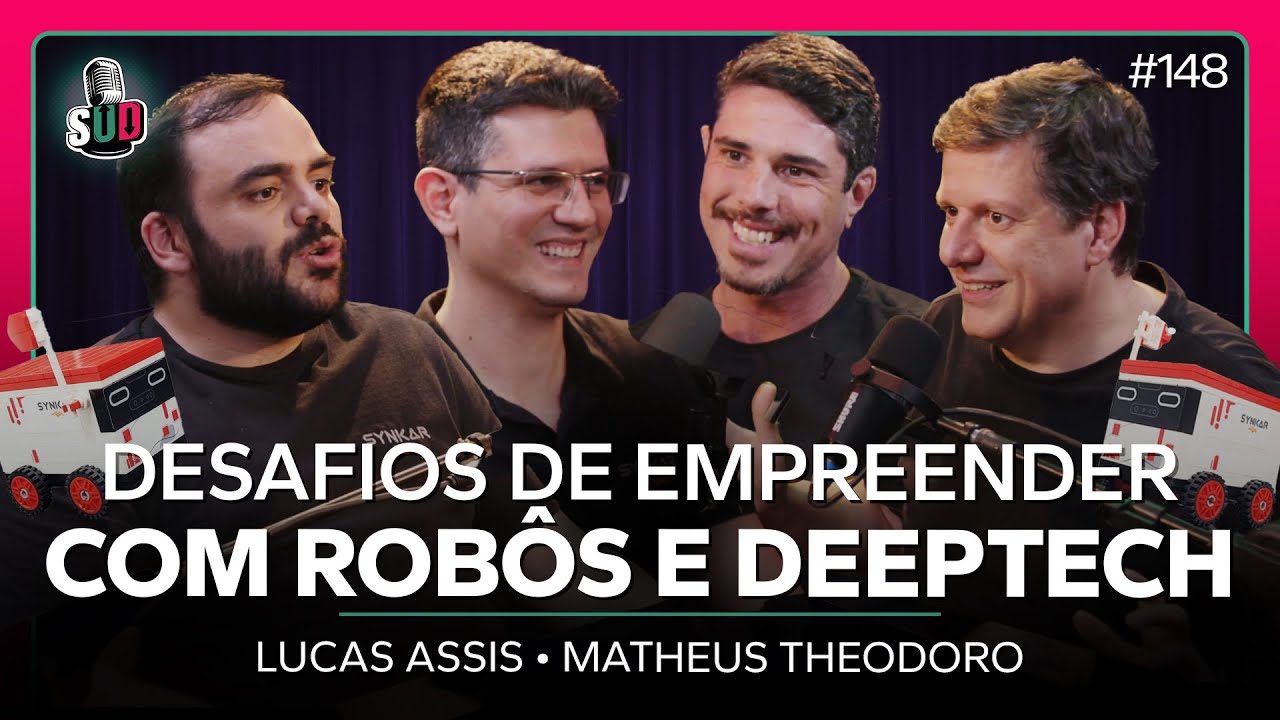 EP 148 - Desafios de empreender com robôs e deeptech - Founders Synkar