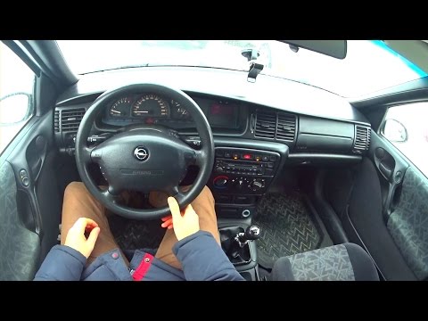 1997 Opel Vectra B. 1.8. City Driving.