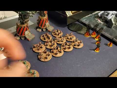 Horus Heresy battle report end of turn 1