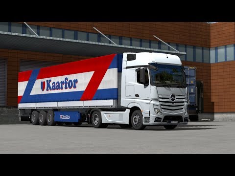 ETS2 - Mercedes Actros MP4 - Trip: Lublin - Sanok