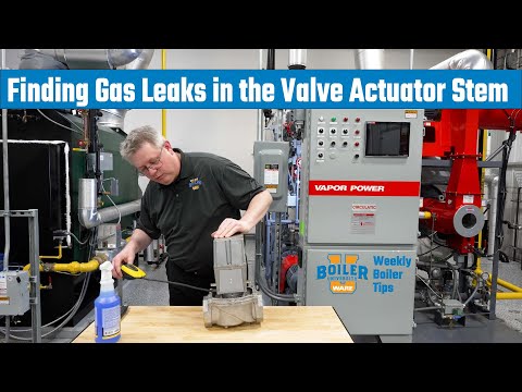 Gas Valve Actuator: How to Check for Gas Leaks Part 2 - Weekly Boiler Tip