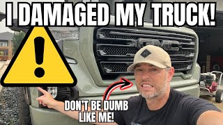 WARNING: How I Damaged My GMC Sierra AT4 Wrap! + Sneak Peek at a Huge Upgrade 🔧