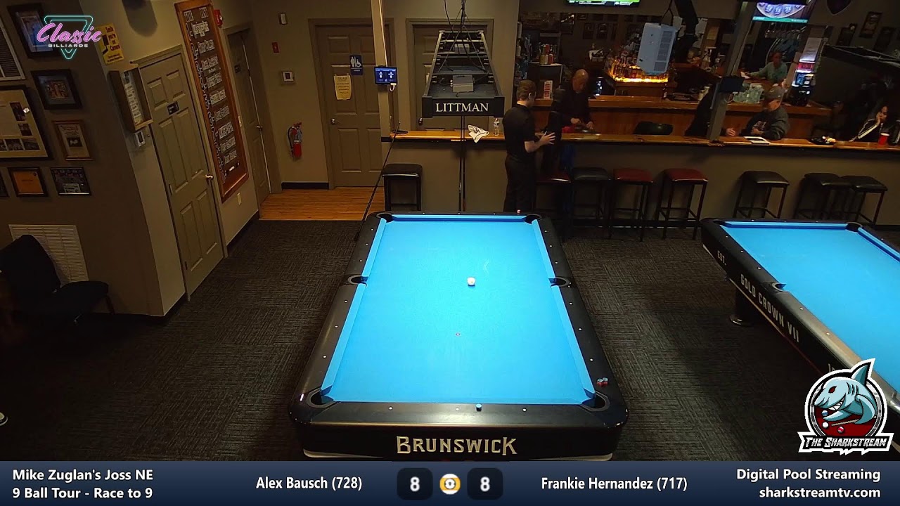 Mike Zuglan's Joss NE 9-Ball Tour - Frankie Hernandez vs. Alex Bausch [4/19/2026]