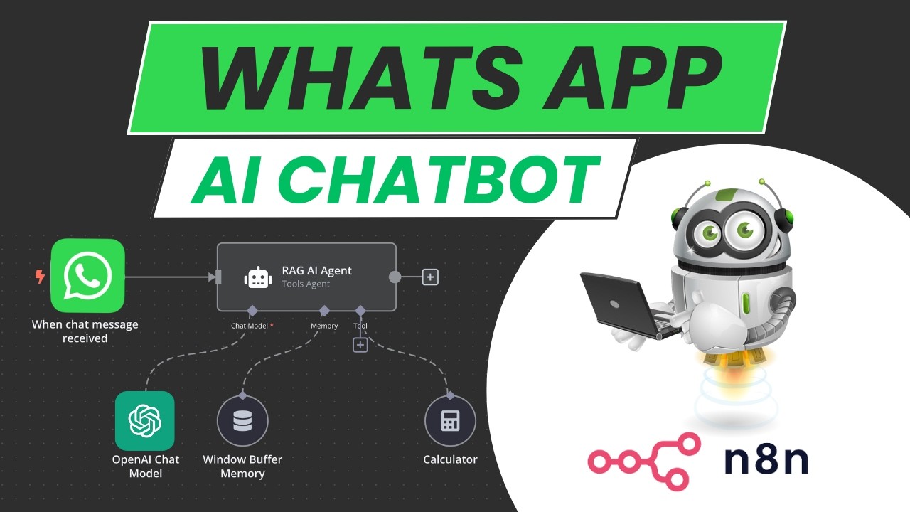 Build an AI WhatsApp Chatbot using n8n (No-Code)