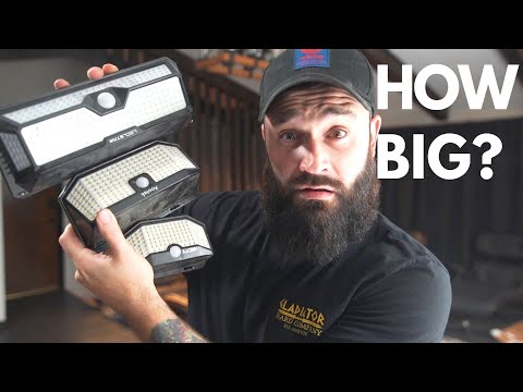 Solar Security Lights | How Big Should You Go??