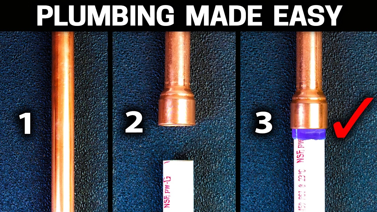 Copper to PVC Pipe has Never Been This Easy