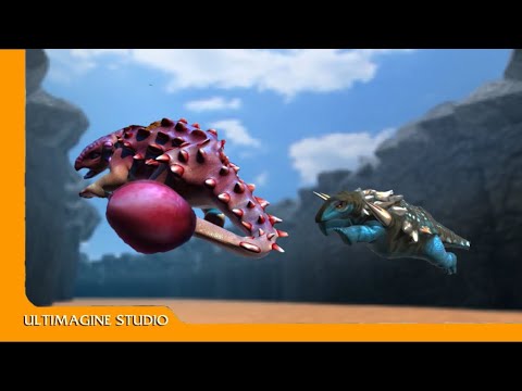 Ankylosaurus VS Edmontonia : Dinosaurs Battle Special