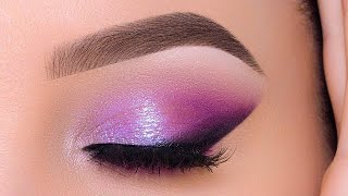 Step-By-Step Purple Glam Smokey Eyeliner Tutorial