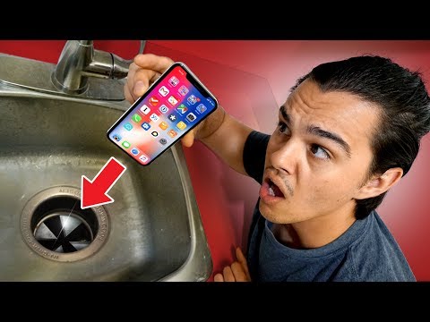 Will An iPhone X Survive A Garbage Disposal?! Video