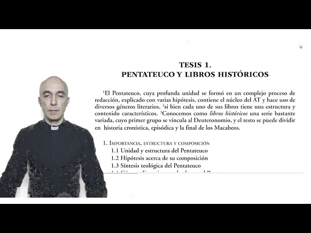 Vídeo relacionado con Pentateuco y libros históricos: 6 (Manuales de ISCR)