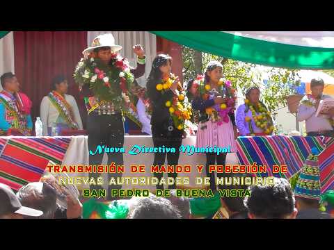 TRANSMISION DE MANDO Y POSESION DE NUEVA DIRECTIVA SAN PEDRO DE BUENA VISTA 2026
