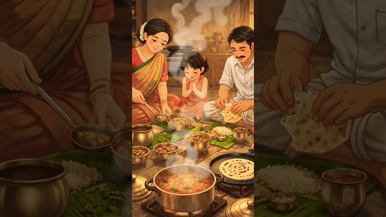 “South Indian Kitchen in Ghibli Style 🌿 Dosa ASMR#ghibli#aianimation#asmr#ai#viralreels#newreel