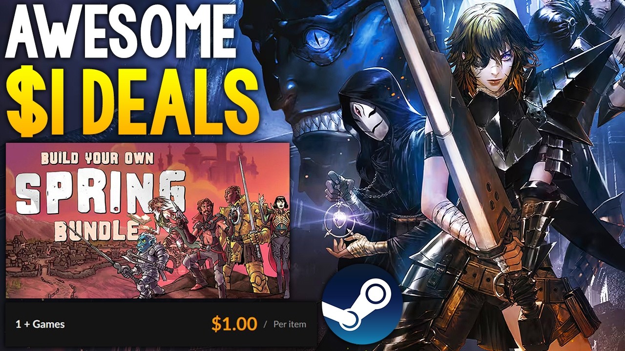 AWESOME $1 STEAM GAME SPRING SALE DEAL + CRIMSON DESERT DEAL IS BACK + MORE GREAT STEAM GAME DEALS
