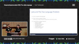 Empowering Innovation with the Julia Language