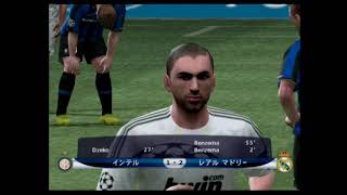 PES5 CL 2021-22 Inter vs Real Madrid【PS2 ウイイレ2010】