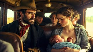 Cowboy's Baby Wouldn't Stop Crying on the Stagecoach Until a Single Mom & Widow Did the Unthinkable