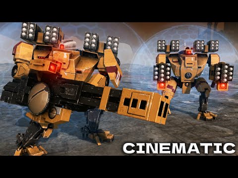 WARHAMMER 40K CINEMATIC BATTLE - Tau Empire vs Tyranids (4K UltraHD)