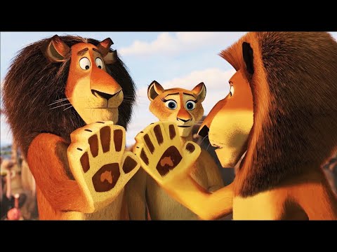 Capa de DreamWorks Madagascar em Português | Alex Reencontra seus Pais :  Madagascar 2 | Desenhos Animados