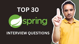 Download the video "Top 30 Spring, Spring Boot, Spring MVC Interview Questions | Java Interview Preparation"