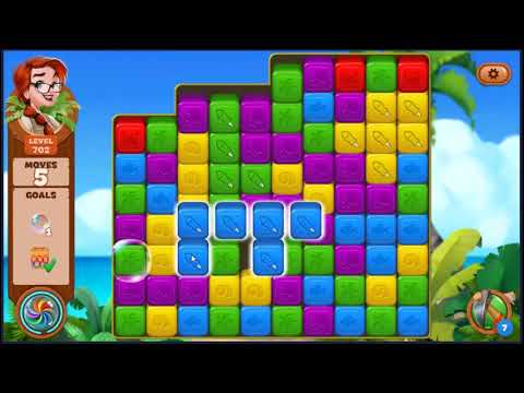 Lost Island Blast Adventure Level 702 - NO BOOSTERS 🏝️ | SKILLGAMING ✔️