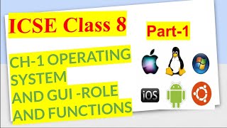 Class 8 CH-1 OPERATING SYSTEM AND GUI PART-1