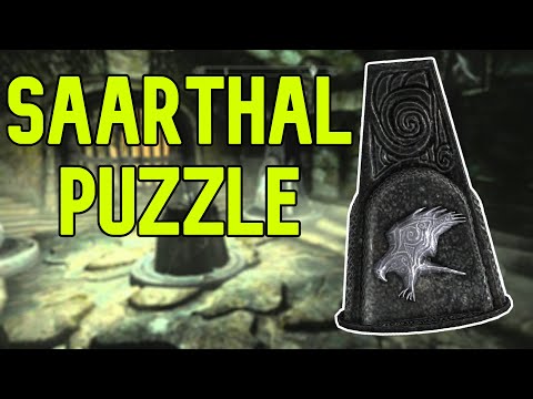Saarthal First And Second Puzzle Solutions Skyrim