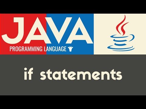 If Statements | Java | Tutorial 15