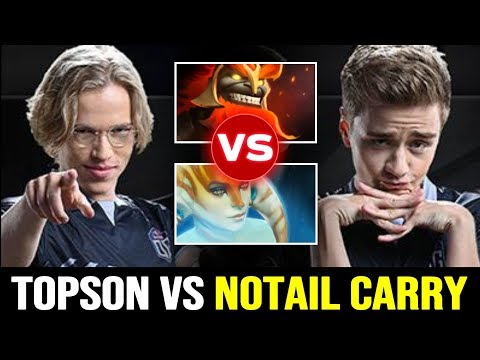 NOTAIL Carry?! TOPSON Intense Game vs NOTAIL CEB in MMR Game Dota 2