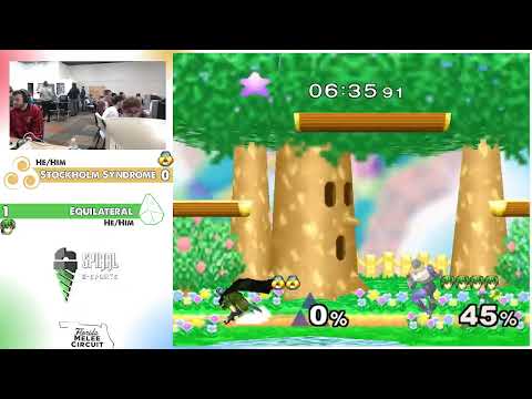 Florida Melee Circuit Finals - Equilateral (Marth) Vs Stockholm Syndrome (Sheik/Doc) - Pools