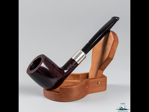 (Unsmoked) 2002 Dunhill Bruyere Billiard Silver Mounted Army Mount (2103)