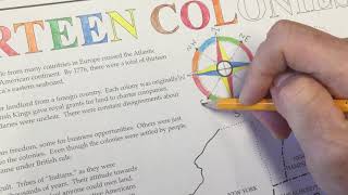 Thirteen Colonies Map Workshop (1/7)