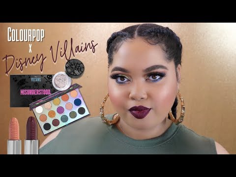 COLOURPOP x DISNEY VILLAINS Collection Overview + Tutorial Video