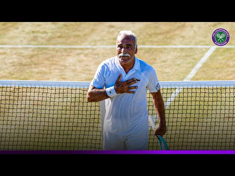 Is this the most relaxed shot in the whole of Wimbledon? | Mansour Bahrami | Wimbledon 2025