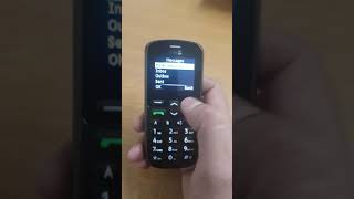 How to send a text message on Doro Phoneasy 508