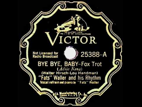 1936 HITS ARCHIVE: Bye Bye, Baby - Fats Waller