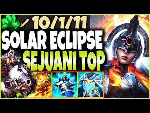 It's a Pig? It's a Bird? NO, It's New SOLAR ECLIPSE SEJUANI SKIN 🔥 LoL Top Lane Sejuani s12 Gameplay