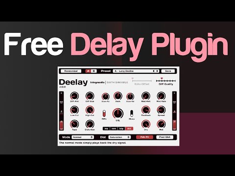 Integraudio & Sixth Sample - Deelay (Free Delay VST/AU Plugin)