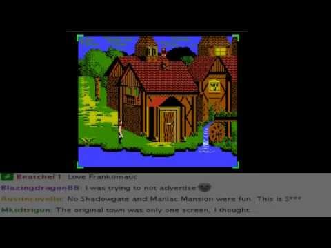 Let's Play LIVE: King's Quest 5 (NES Version) part1