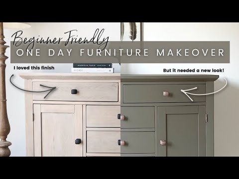 Möbel-Makeover an einem Tag | Anfängerfreundlich und ohne ausgefallenes Werkzeug!